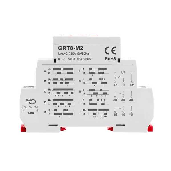 GRT8-M2-230/240多功能型时间继电器